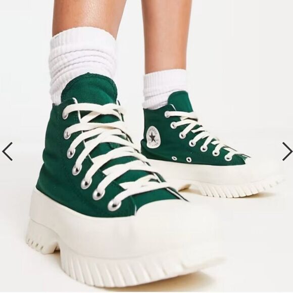 Converse Chuck Taylor All Star Lugged 2.0 High-Top Sneakers Green Size 5.5 Women - Picture 11 of 12
